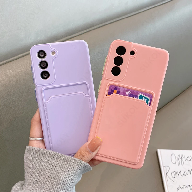Card Bag Case For Samsung S20 FE S21 S10 Plus Note 20 A72 A52 A71 A51 A42 A32 A12 A22 A21s Soft Silicone Cover Wallet Phone Back
Card Bag Case For Samsung S20 FE S21 S10 Plus Note 20 A72 A52 A71 A51 A42 A32 A12 A22 A21s Soft Silicone Cover Wallet Phone Back