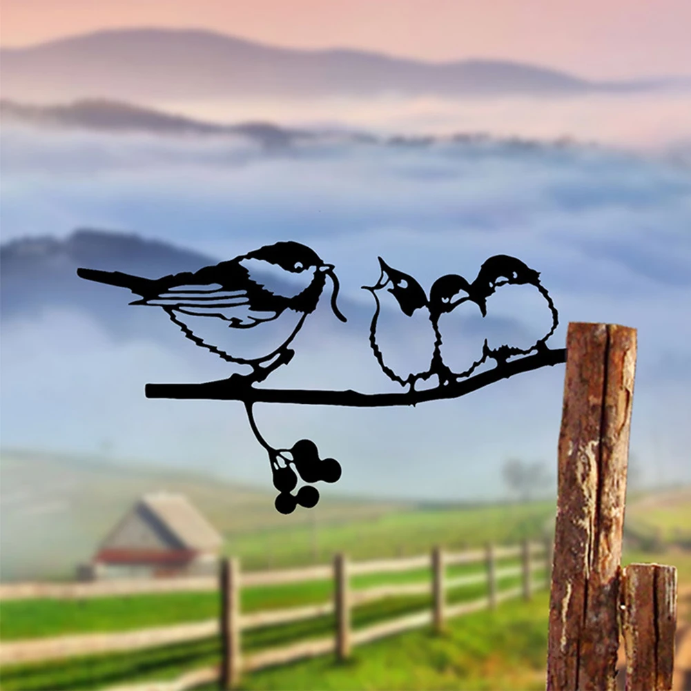 Garden Art Outdoor Metal Bird Stake Sculpture Steel Garden Decoration Outdoor Metal Tree Garden Stakes Home Decor tuin decoratie
Garden Art Outdoor Metal Bird Stake Sculpture Steel Garden Decoration Outdoor Metal Tree Garden Stakes Home Decor tuin decoratie