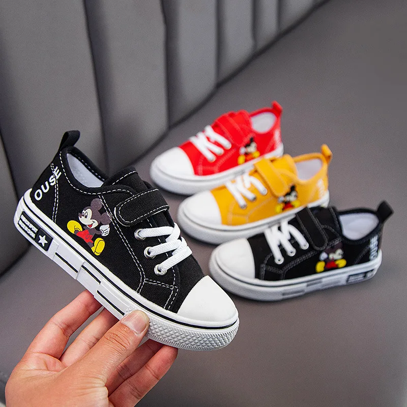 Canvas Lovely Micky Mouse Shoes Kids Fashion Soft Sports Running Big Children Shoes Four Seasons Sneakers Girls Boys Shoes
Canvas Lovely Micky Mouse Shoes Kids Fashion Soft Sports Running Big Children Shoes Four Seasons Sneakers Girls Boys Shoes