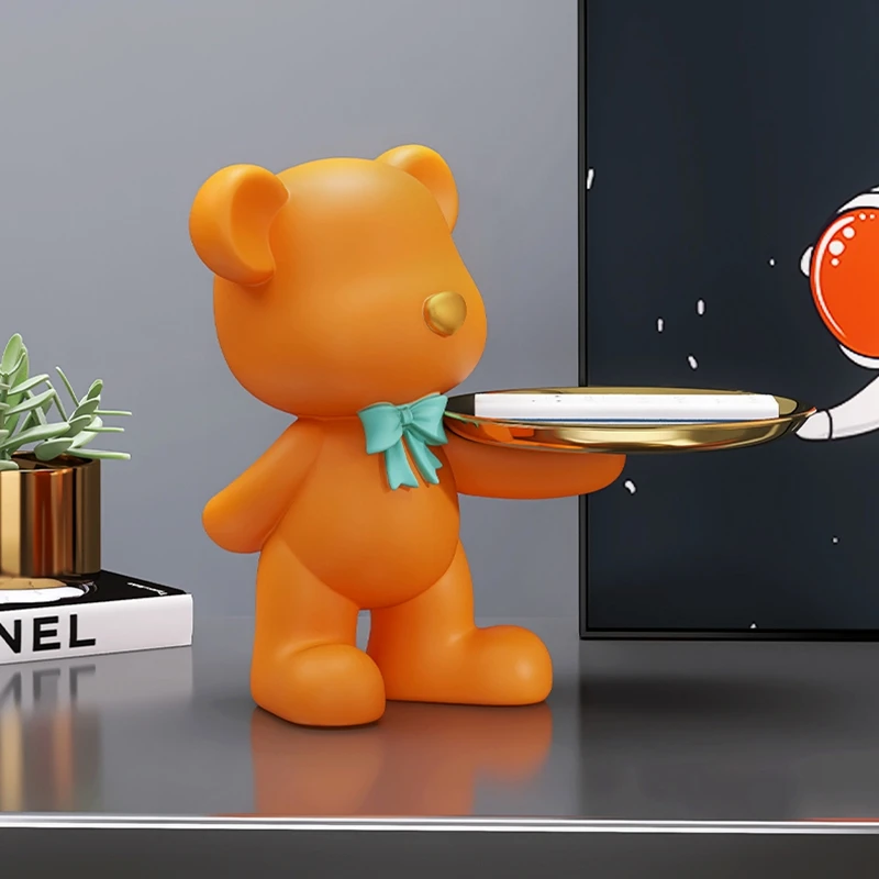 Art FRP Obedient Bear Home Entrance Key Storage Decoration Home Decoration Living Room Tray Office Desktop
Art FRP Obedient Bear Home Entrance Key Storage Decoration Home Decoration Living Room Tray Office Desktop