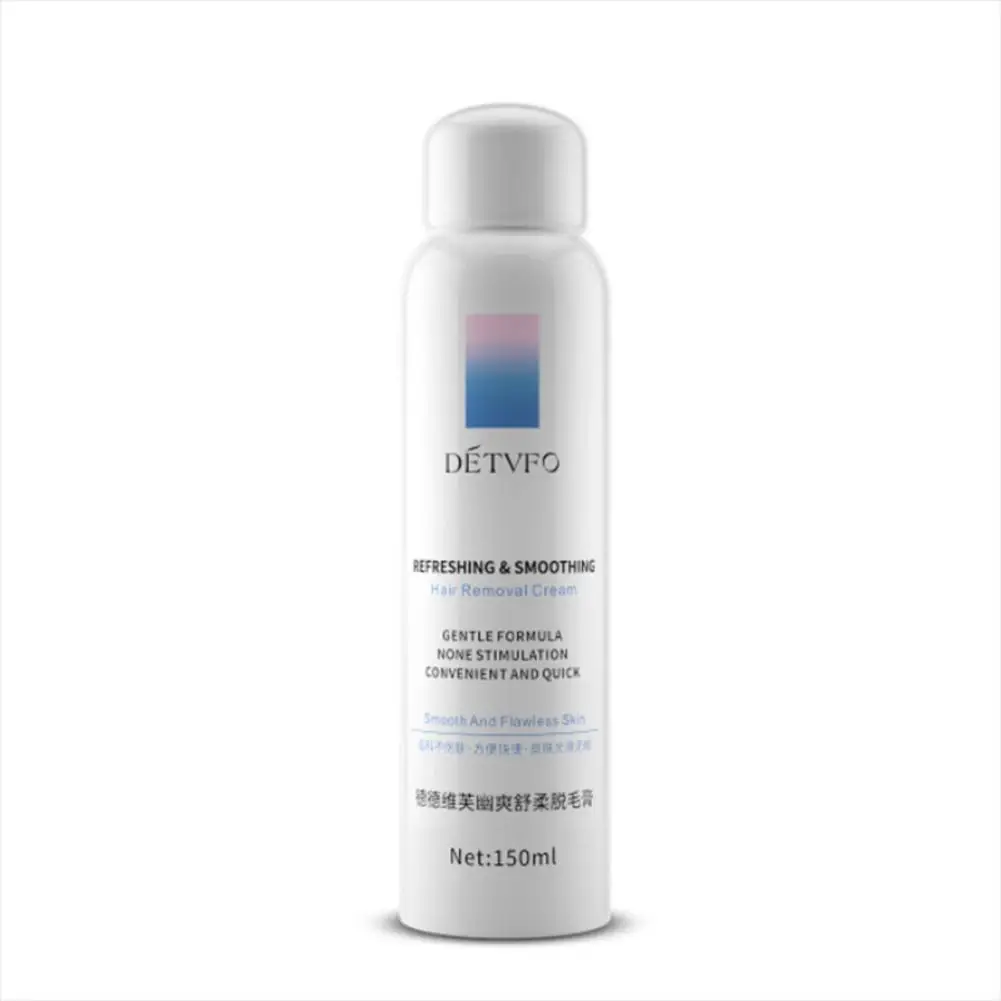 150ML Hair Removal Spray Natural Painless Hair Removal Spray For Adult Unisex Body Bikini Legs Hair Remover Foam Mousse
150ML Hair Removal Spray Natural Painless Hair Removal Spray For Adult Unisex Body Bikini Legs Hair Remover Foam Mousse
