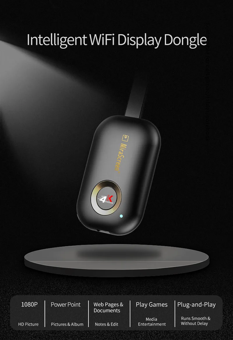 Mirascreen G9 Plus 2.4G/5G 4K Wireless HDTV H.265 Wifi Display Dongle Mirror Miracast Airplay DLNA Receiver for Projector HDTV
Mirascreen G9 Plus 2.4G/5G 4K Wireless HDTV H.265 Wifi Display Dongle Mirror Miracast Airplay DLNA Receiver for Projector HDTV