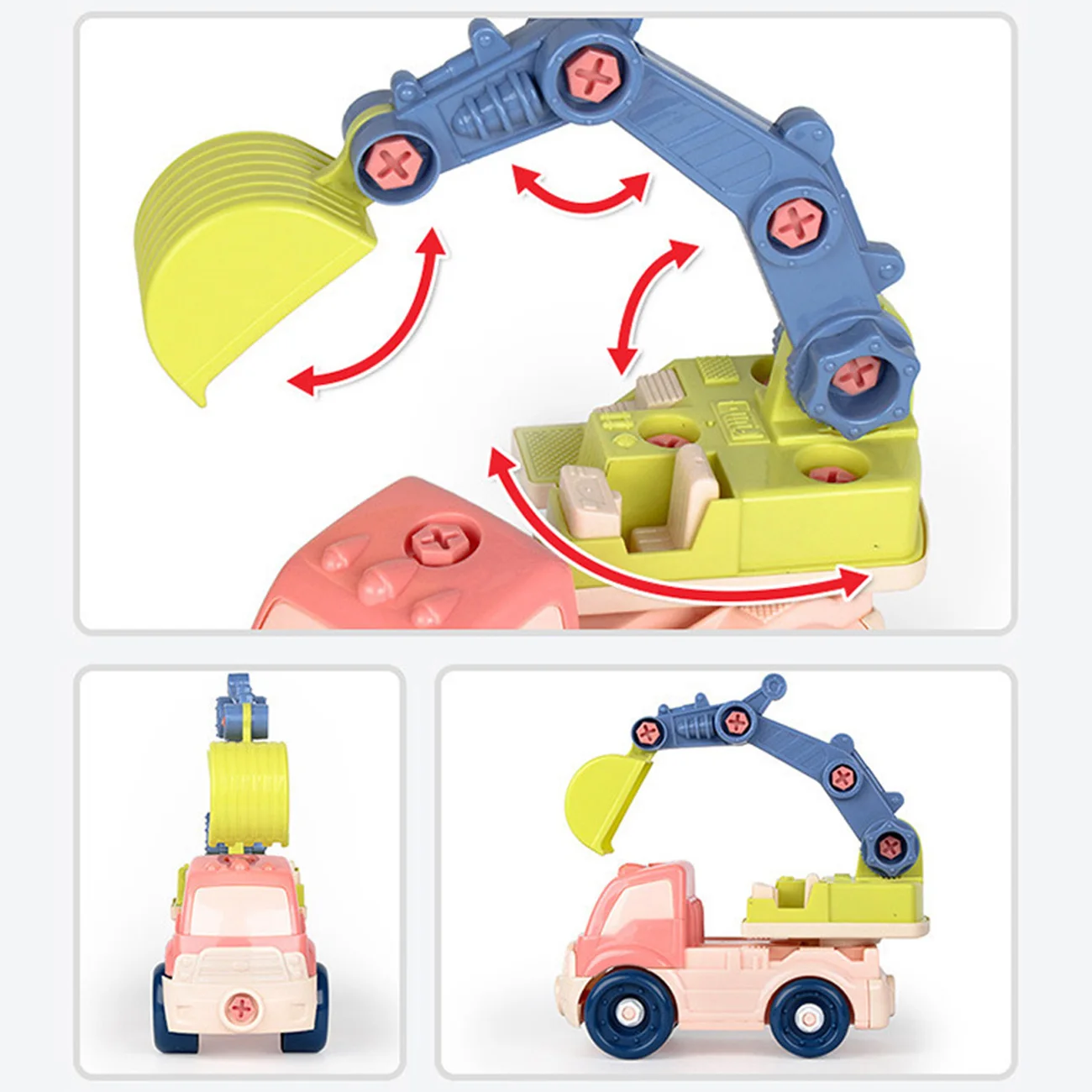 Baby Classic Simulation Engineering Car Toy Excavator Tractor Model Detachable Toy Dump Truck Model Car Toy Boy Christmas Gift
Baby Classic Simulation Engineering Car Toy Excavator Tractor Model Detachable Toy Dump Truck Model Car Toy Boy Christmas Gift