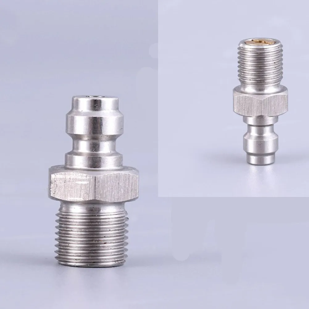 1 Pcs 8MM 1/8NPT / M10 / 8BSPP One-Way Valve Filled Quick Connect Male Stainless Steel Connector With Check Valve Male
1 Pcs 8MM 1/8NPT / M10 / 8BSPP One-Way Valve Filled Quick Connect Male Stainless Steel Connector With Check Valve Male