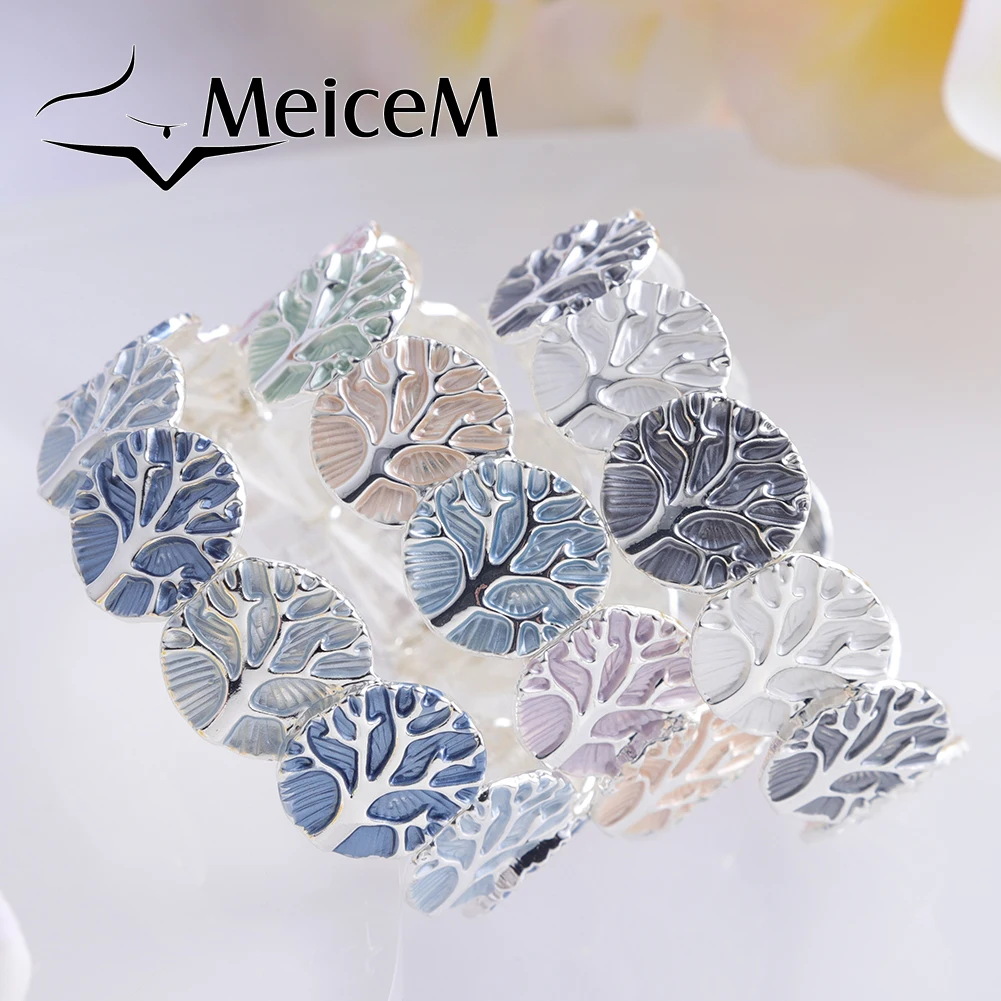 Meicem Trendy Tree of Life Shape Bracelet Boho Bracelets Women's Alloy Metal Circle Bangles Accessories Mujer Jewelry for Woman
Meicem Trendy Tree of Life Shape Bracelet Boho Bracelets Women's Alloy Metal Circle Bangles Accessories Mujer Jewelry for Woman
