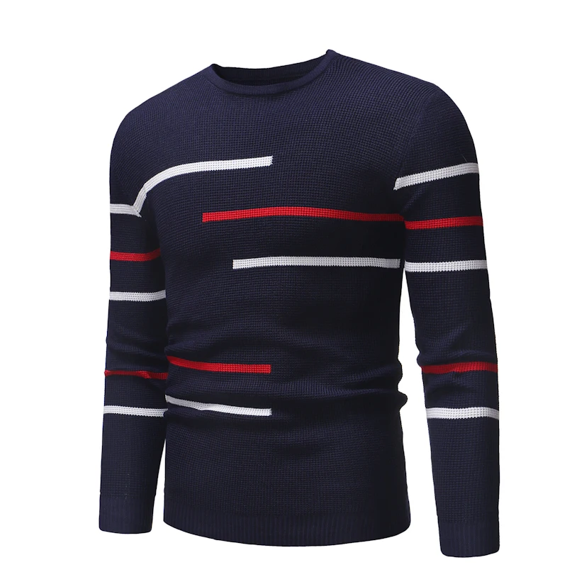 Men's autumn casual round-neck striped pullover for men, designed for teenagers, oversized casual knit men's sweater
Men's autumn casual round-neck striped pullover for men, designed for teenagers, oversized casual knit men's sweater
