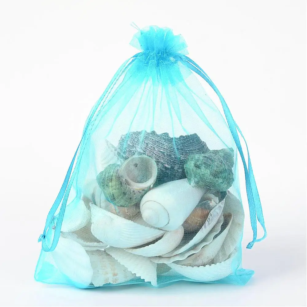 100PCS Organza Gift Bags with Drawstring Jewelry Pouches Wedding Party Christmas Favor Gift Bags Deep Sky Blue 18x13cm
100PCS Organza Gift Bags with Drawstring Jewelry Pouches Wedding Party Christmas Favor Gift Bags Deep Sky Blue 18x13cm
