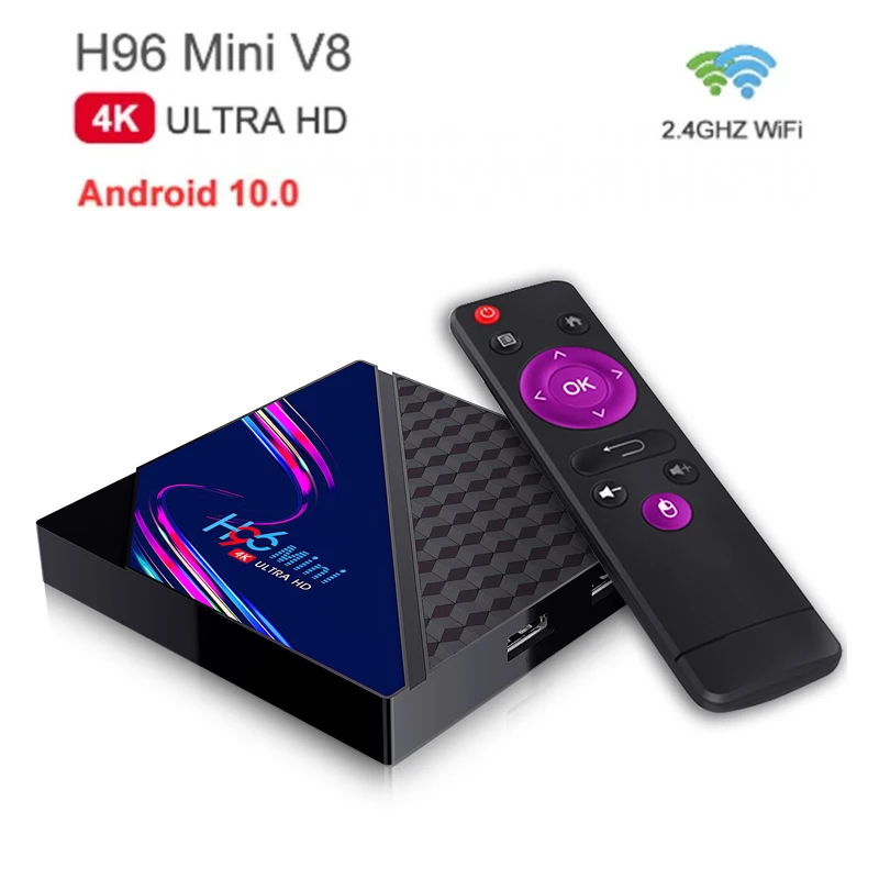 ТВ-приставка H96 MAX, Android 10,0, четырехъядерная, 2,4/5,8 ГГц, Wi-Fi, BT 4,0, 4K, медиаплеер H96MAX
ТВ-приставка H96 MAX, Android 10,0, четырехъядерная, 2,4/5,8 ГГц, Wi-Fi, BT 4,0, 4K, медиаплеер H96MAX