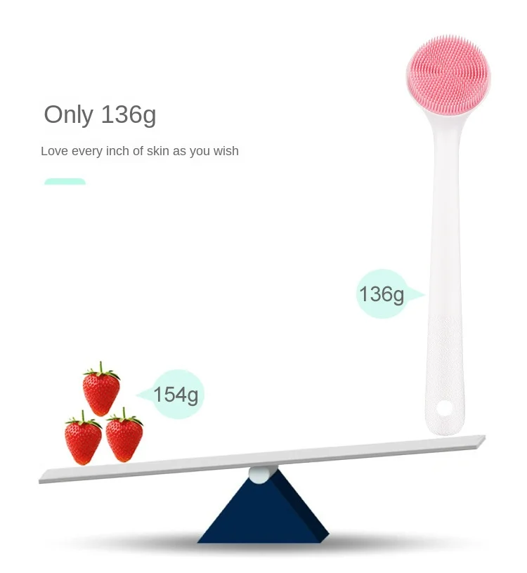 Spot Bath Rubbing Towel Artifact Long Handle Silicone Bath Brush Manual Do Not Ask for Bath Shampoo Massage Brush
Spot Bath Rubbing Towel Artifact Long Handle Silicone Bath Brush Manual Do Not Ask for Bath Shampoo Massage Brush