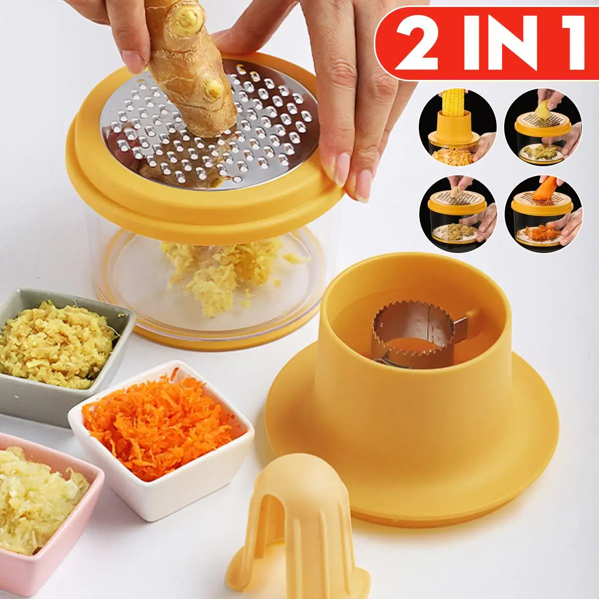 2 IN 1 Corn Cutter Puree Planer Corn Kernels Peeler Corn Puller Multifunctional Corn Kernels Corn Peeler Artifact Kitchen Gadget
2 IN 1 Corn Cutter Puree Planer Corn Kernels Peeler Corn Puller Multifunctional Corn Kernels Corn Peeler Artifact Kitchen Gadget