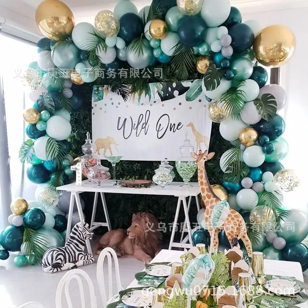 84/167+pcs Green Balloon Garland Latex Balloon Arch Safari Jungle Party Wild One Birthday Party Decoration Kids Baby Shower
84/167+pcs Green Balloon Garland Latex Balloon Arch Safari Jungle Party Wild One Birthday Party Decoration Kids Baby Shower