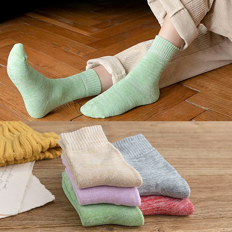 Trendy Mid Calf Socks 1 Pair Women's Socks Solid 5 Color Autumn Winter Socks For Women Light Cushion Micro Crew Socks
Trendy Mid Calf Socks 1 Pair Women's Socks Solid 5 Color Autumn Winter Socks For Women Light Cushion Micro Crew Socks