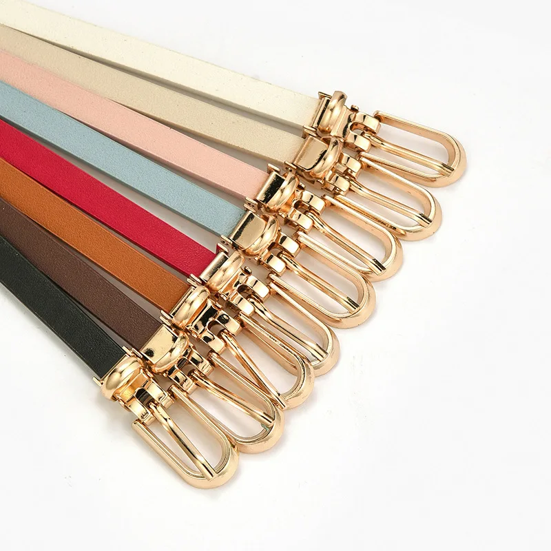 New female luxury designer brand belt fashion dress decoration belt simple multi-function pin buckle Pu thin women's belt
New female luxury designer brand belt fashion dress decoration belt simple multi-function pin buckle Pu thin women's belt
