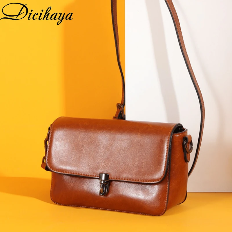 DICIHAYA Genuine Leather 2020 New Female Bag Small Square Bag Cowhide Women Shoulder Messenger Bag Lady Pocket
DICIHAYA Genuine Leather 2020 New Female Bag Small Square Bag Cowhide Women Shoulder Messenger Bag Lady Pocket