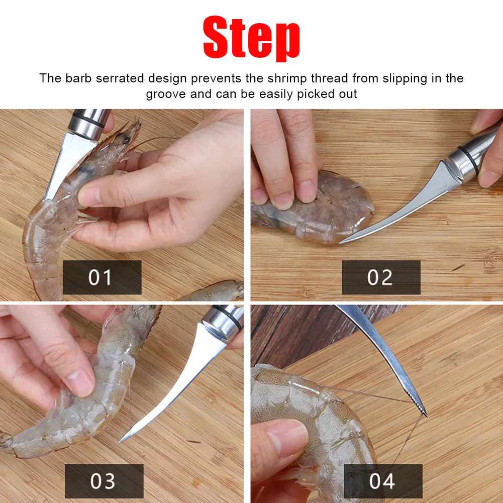 1pcs Stainless Steel Peeling Shrimp Lobster Knifes Shrimp Line Knife Practical Seafood Tools Portable Kitchen Supplies Hot New
1pcs Stainless Steel Peeling Shrimp Lobster Knifes Shrimp Line Knife Practical Seafood Tools Portable Kitchen Supplies Hot New