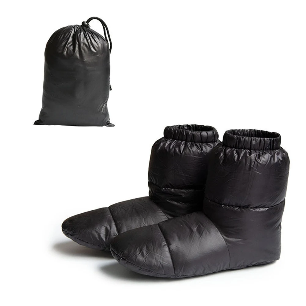 1pair Windproof Warm Slippers High Top For Winter Elastic Band Home Camping Indoor Outdoor Men Women With Storage Bag Foot Cover
1pair Windproof Warm Slippers High Top For Winter Elastic Band Home Camping Indoor Outdoor Men Women With Storage Bag Foot Cover