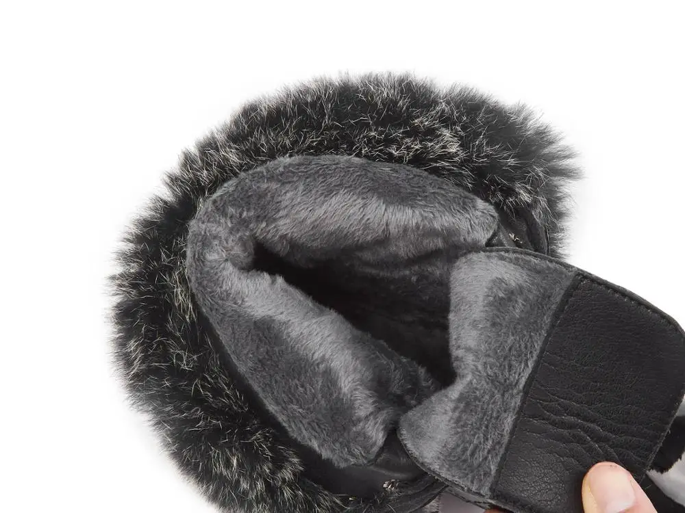 Krazing Pot fashion cow leather fur grid snow boots lace up keep warm winter shoes dress concise runway party mid-calf boots L67
Krazing Pot fashion cow leather fur grid snow boots lace up keep warm winter shoes dress concise runway party mid-calf boots L67