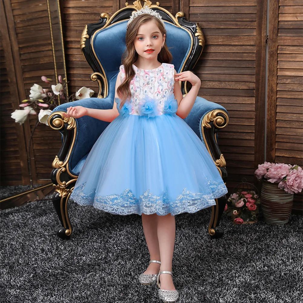 Children's Dress Princess Dress Big Children Flower Dress Girls Piano Performance Dress
Children's Dress Princess Dress Big Children Flower Dress Girls Piano Performance Dress