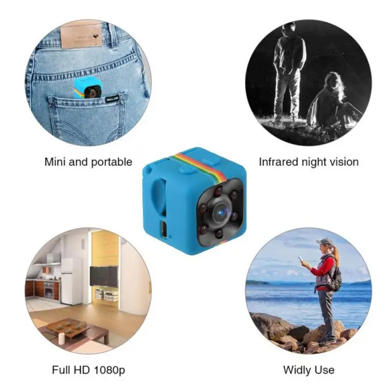 SQ11 Mini Camera 1080P HD Sensor Night Vision Micro Camera Motion DVR Sport DV Video Camcorder Car Home Travel Portable Camera
SQ11 Mini Camera 1080P HD Sensor Night Vision Micro Camera Motion DVR Sport DV Video Camcorder Car Home Travel Portable Camera