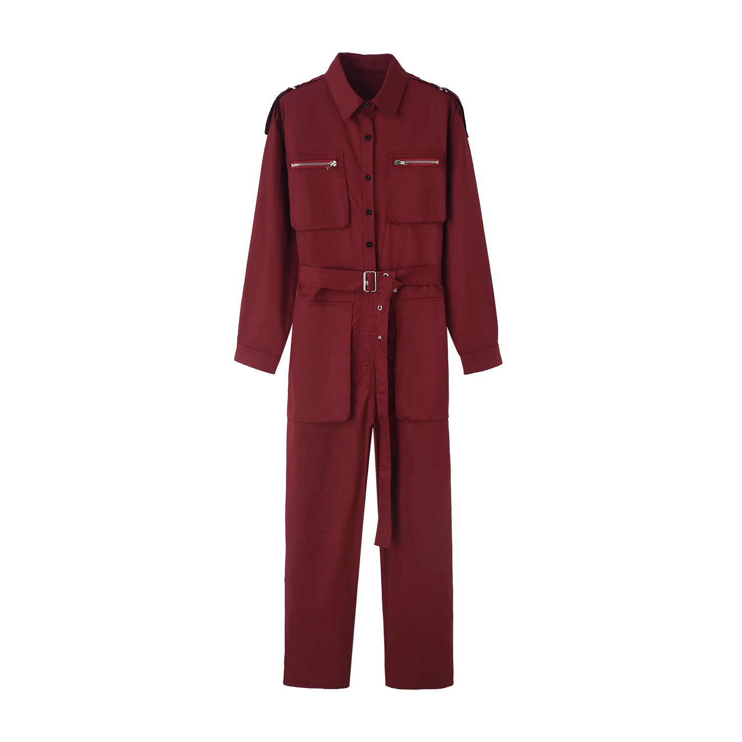 Spring Fall Women Long Sleeve Cargo Jumpsuits Set Zipper Sashe Shirt One Piece Pants Streetwear Hip Hop Punk Harem Overalls Q270
Spring Fall Women Long Sleeve Cargo Jumpsuits Set Zipper Sashe Shirt One Piece Pants Streetwear Hip Hop Punk Harem Overalls Q270