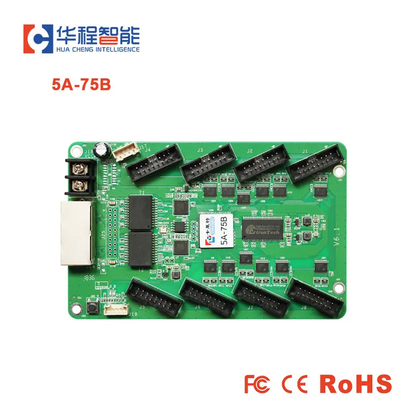 colorlight 5a-75b led receiver card for led screen full color with 8 hub75 interface matched with colorlight s2 sending card
colorlight 5a-75b led receiver card for led screen full color with 8 hub75 interface matched with colorlight s2 sending card