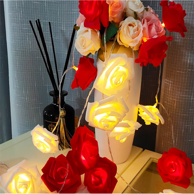5M 28LED Rose Flower light LED Fairy String Lights Christmas Holiday Lights For Valentine Wedding Party Garden Home Decoration
5M 28LED Rose Flower light LED Fairy String Lights Christmas Holiday Lights For Valentine Wedding Party Garden Home Decoration