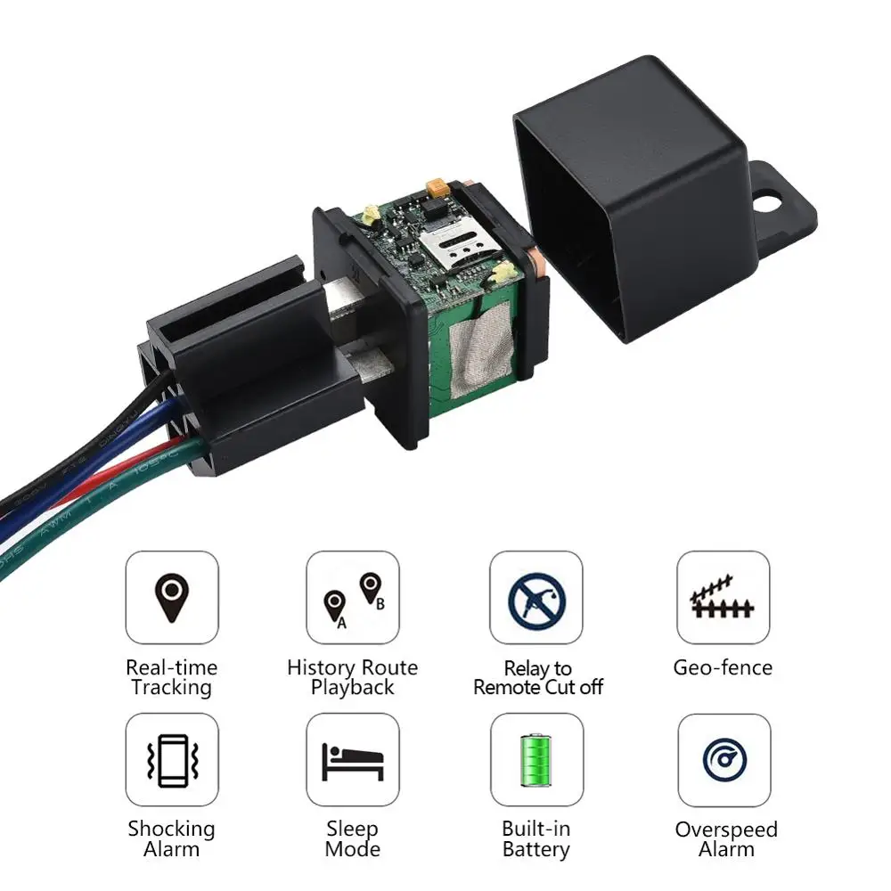 Автомобильный GPS трекер релейное устройство слежения GSM локатор дистанционное