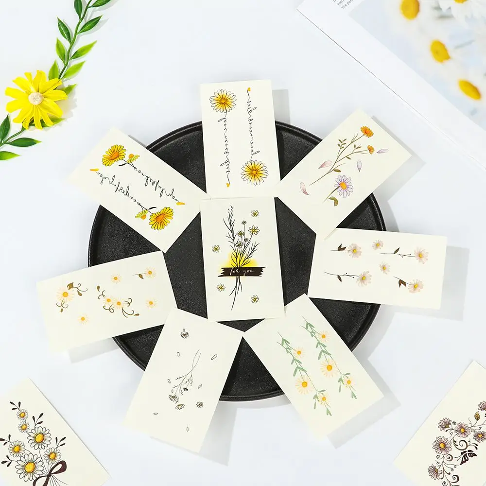 10Pcs/set Fashion Durable Breathable Beautiful Daisy Tattoo Stickers Waterproof Sticker Hand Body Decoration
10Pcs/set Fashion Durable Breathable Beautiful Daisy Tattoo Stickers Waterproof Sticker Hand Body Decoration