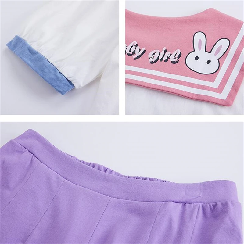 Women's Pajamas Sleepwear Robes Cotton Short Sleeve T-shirts Shorts Tops Trouser Underwear Summer Sets Girl's Clothing Home Suit
Women's Pajamas Sleepwear Robes Cotton Short Sleeve T-shirts Shorts Tops Trouser Underwear Summer Sets Girl's Clothing Home Suit