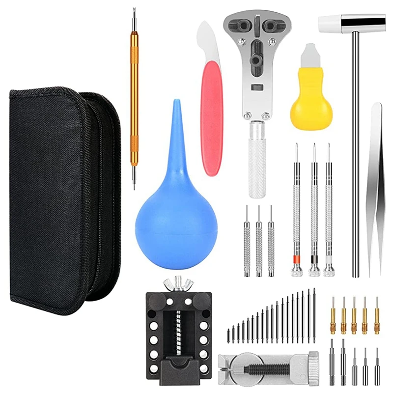 Watch Repair Tools Kits, 152 PCS Watch Battery Replacement Tool Kit Professional Deluxe Set, Watch Link Removal Tool Kit
Watch Repair Tools Kits, 152 PCS Watch Battery Replacement Tool Kit Professional Deluxe Set, Watch Link Removal Tool Kit