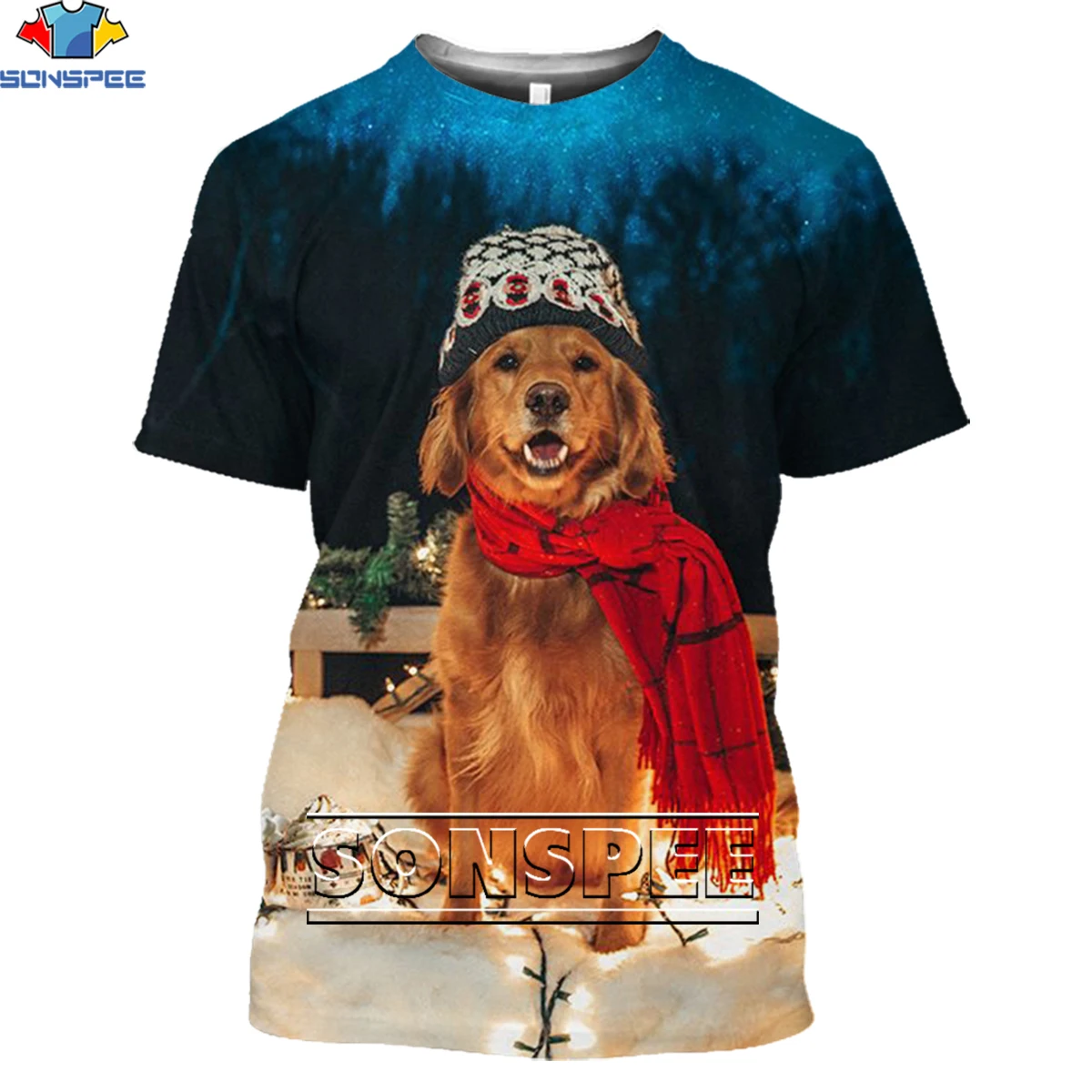 SONSPEE Kawaii Animal Golden Retriever Dog T-shirt 3D Print Men Women Fashion Discounts Sale Short Sleeve T-shirts Man Clothing
SONSPEE Kawaii Animal Golden Retriever Dog T-shirt 3D Print Men Women Fashion Discounts Sale Short Sleeve T-shirts Man Clothing
