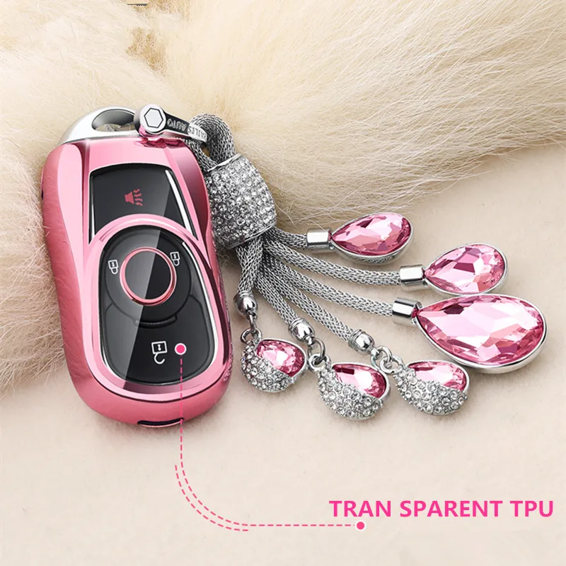 Full-Protective TPU Soft Folding Key Case Shell Key Holder Key Covers For OPEL Astra Buick ENCORE Artificial Crystal Pendant 
Full-Protective TPU Soft Folding Key Case Shell Key Holder Key Covers For OPEL Astra Buick ENCORE Artificial Crystal Pendant