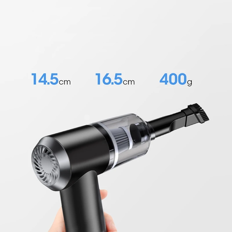 USB Rechargeable 5500Pa 120W Powerful Wireless Vacuum Cleaner for Car Home
USB Rechargeable 5500Pa 120W Powerful Wireless Vacuum Cleaner for Car Home