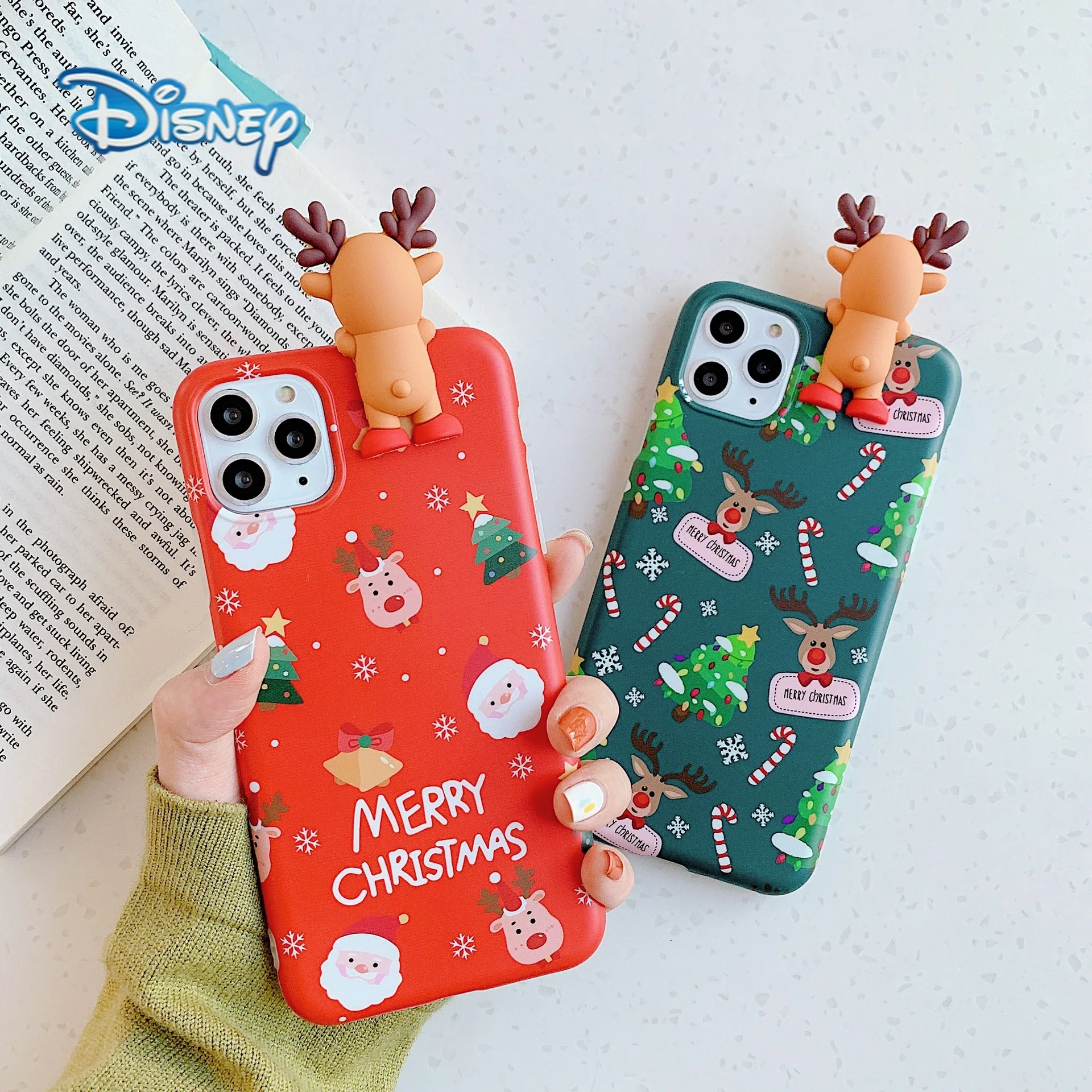 Disney 3D Cartoon Christmas Phone Case for iPhone 13 12 11 Pro Max X XR 7 8 Plus Phone Cute Anti-Fall Cover New Year Girl Gift
Disney 3D Cartoon Christmas Phone Case for iPhone 13 12 11 Pro Max X XR 7 8 Plus Phone Cute Anti-Fall Cover New Year Girl Gift