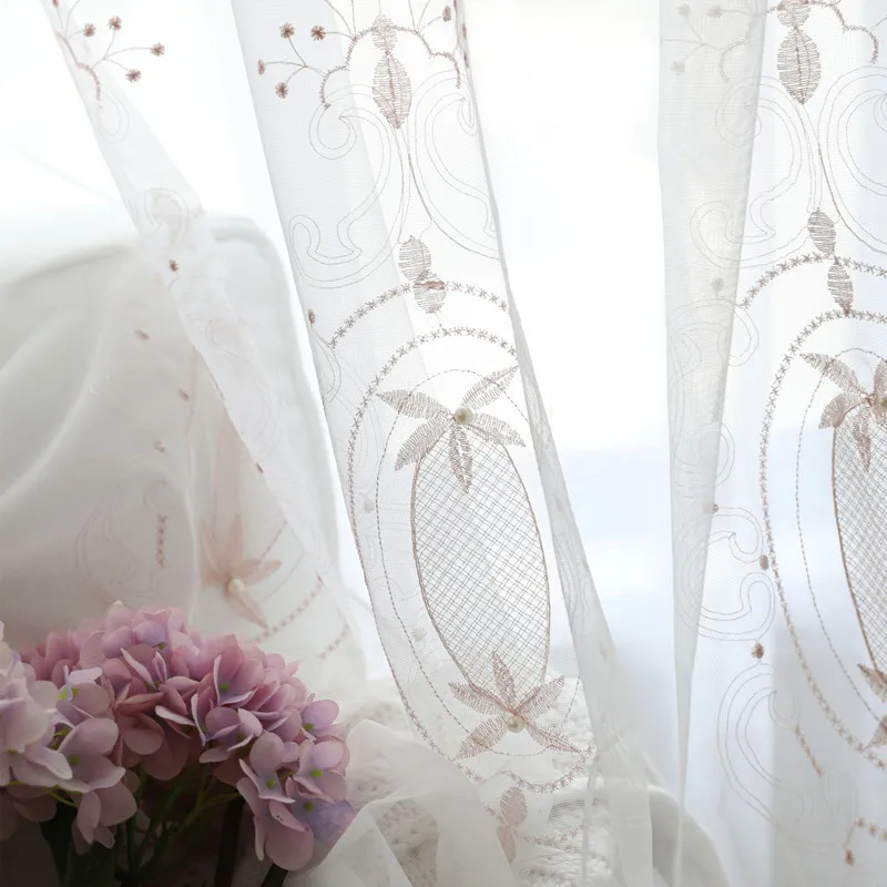 Nordic Curtains for Living Dining Room Bedroom Light Luxury Embroidered Beading Dirty Pink Nude Pink Girl Series Tulle Curtains
Nordic Curtains for Living Dining Room Bedroom Light Luxury Embroidered Beading Dirty Pink Nude Pink Girl Series Tulle Curtains