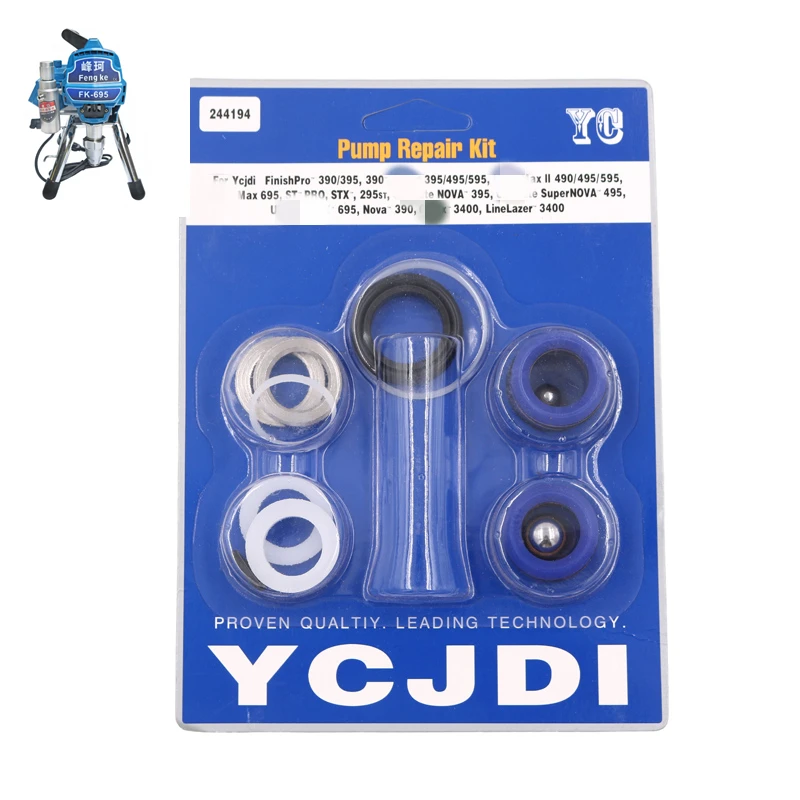 Набор для ремонта пистолета-распылителя FengKe 244194
Набор для ремонта пистолета-распылителя FengKe 244194