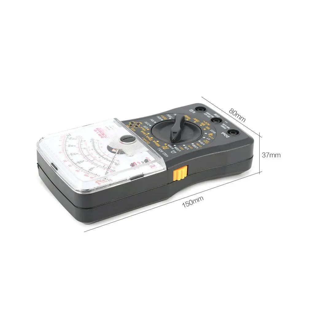 Mini Handheld Analog Multimeter AC/DC Voltmeter Ammeter Resistance Continuity Capacitance Fuse & Diodes Tester
Mini Handheld Analog Multimeter AC/DC Voltmeter Ammeter Resistance Continuity Capacitance Fuse & Diodes Tester