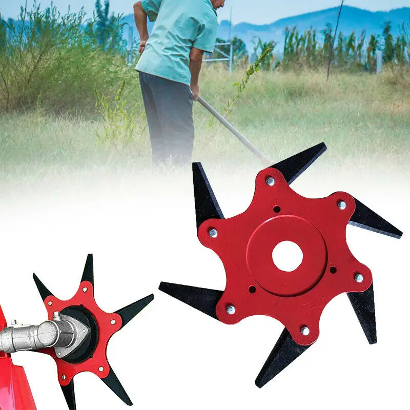 6 Blades Cutter Head Grass Trimmer Brush 65Mn Weed Brush Cutting Head Garden Power Tool Accessories for Lawn Mower
6 Blades Cutter Head Grass Trimmer Brush 65Mn Weed Brush Cutting Head Garden Power Tool Accessories for Lawn Mower