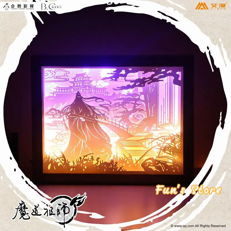 Original Anime Merch Donghua Mo Dao Zu Shi Night Light Wei Wuxian Lan Wangji 3D Paper Carving Night Lights Stand Figure Crafts
Original Anime Merch Donghua Mo Dao Zu Shi Night Light Wei Wuxian Lan Wangji 3D Paper Carving Night Lights Stand Figure Crafts