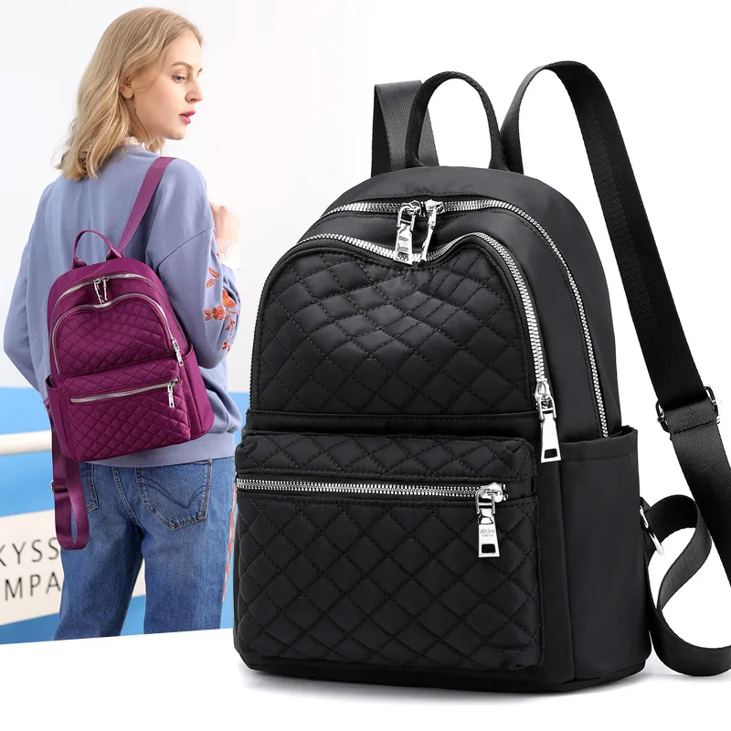 Trendy fashion large capacity backpack ladies leisure waterproof nylon cloth backpack simple and versatile outing travel bag
Trendy fashion large capacity backpack ladies leisure waterproof nylon cloth backpack simple and versatile outing travel bag