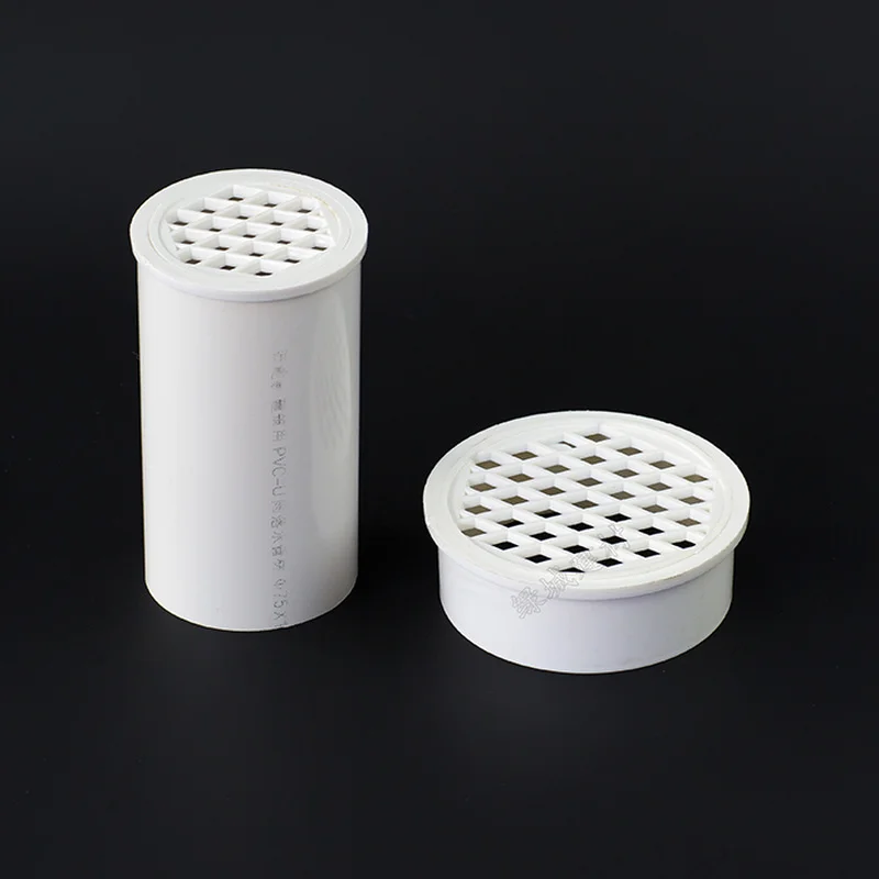 Insert Type Simple Floor Drain PVC 50-160 Round Pipe end cap Filter Net air vent cover for Garden Balcony Roof Drainage Fittings
Insert Type Simple Floor Drain PVC 50-160 Round Pipe end cap Filter Net air vent cover for Garden Balcony Roof Drainage Fittings