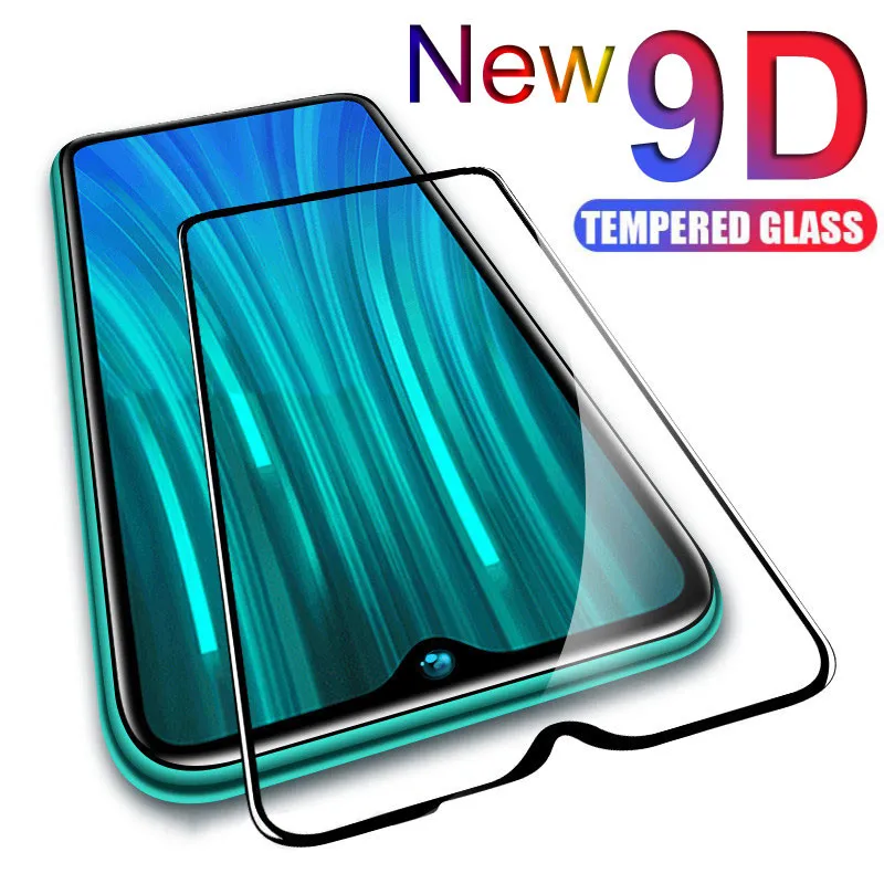 

9D Full Cover Tempered Glass For Xiaomi Poco M3 X3 Screen Protector On Redmi Note 9 8 Pro 9C 8T 7 9S 9A 6 Max F2 Pocophone F1