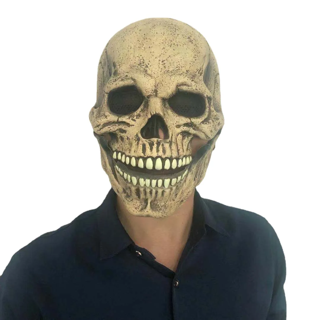 New Halloween Horror toys Full Head Skull Mask/helmet Movable Jaw Creative Funny Unisex Adults Scary Party Halloween Funny toys
New Halloween Horror toys Full Head Skull Mask/helmet Movable Jaw Creative Funny Unisex Adults Scary Party Halloween Funny toys