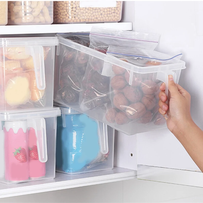 6PCS Food Storage Containers Freezer Refrigerator Storage Box with Handle Kitchen Food Containers Sealed Jar
6PCS Food Storage Containers Freezer Refrigerator Storage Box with Handle Kitchen Food Containers Sealed Jar