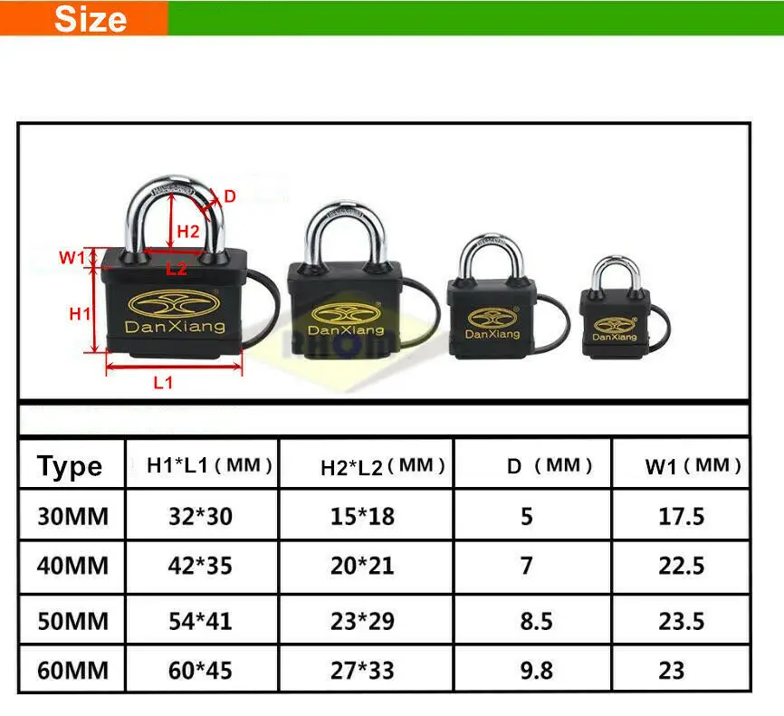 Outdoor Rubber Sheath Waterproof Padlock/Anti-theft Padlock/Rain-proof Padlock 
Outdoor Rubber Sheath Waterproof Padlock/Anti-theft Padlock/Rain-proof Padlock