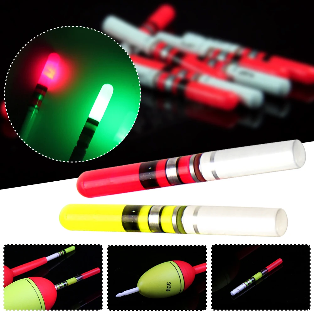 10Pcs Green/red Night Fishing Float LED Floating Night Fishing Gear Powered By Battery Fishing Tools
10Pcs Green/red Night Fishing Float LED Floating Night Fishing Gear Powered By Battery Fishing Tools