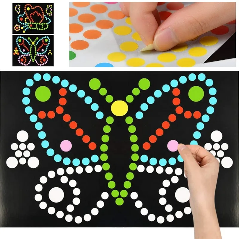 10/15pcs DIY Colorful Dot Primary Mosaic Puzzle Stickers Games DIY Cartoon Animal Learning Education Toys For Children Kids Gift
10/15pcs DIY Colorful Dot Primary Mosaic Puzzle Stickers Games DIY Cartoon Animal Learning Education Toys For Children Kids Gift