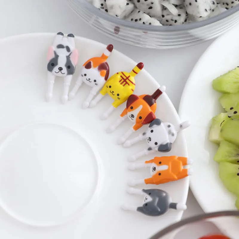 Cartoon Musical Note Kitten Puppy Fruit Fork Set Fruit Sign Children's Plastic Fruit Fork
Cartoon Musical Note Kitten Puppy Fruit Fork Set Fruit Sign Children's Plastic Fruit Fork