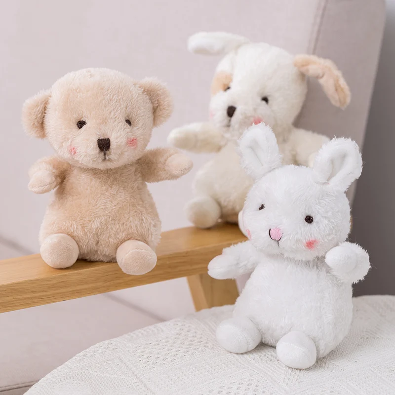 

15CM Cartoon Dog Rabbit Bear Sheep Duck Stuffed Animals Doll Children Doll Soft Baby Appease Plush Toy Birthday Gift for Kids