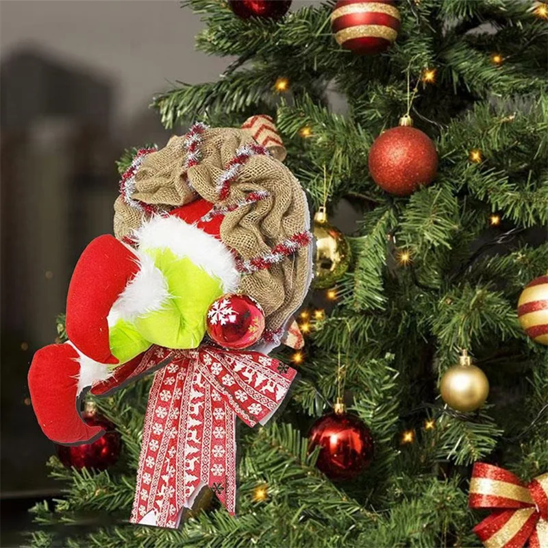Christmas Wreath Decoration Pendant Cross-Border Christmas Thief Dress Up Front Props Decoration Christmas Diy Home Decoration
Christmas Wreath Decoration Pendant Cross-Border Christmas Thief Dress Up Front Props Decoration Christmas Diy Home Decoration